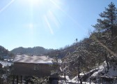 .浙江临安大明山滑雪.
